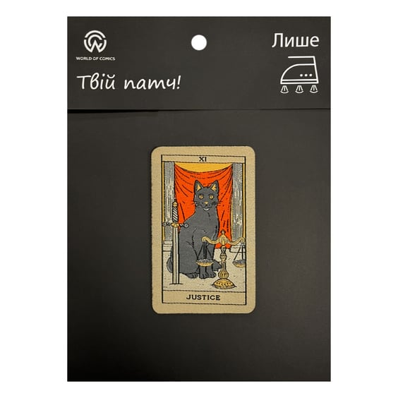 Патч The Tarot: Vintage Cat Deck: The Justice (ХІ), (6539)
