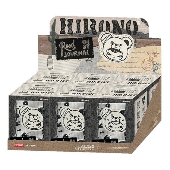 Фигурка Pop Mart: Hirono: Plush Doll Pendant: Road Journal Series (Blind Box: 1 з 7) (Secret Edition), (66090)
