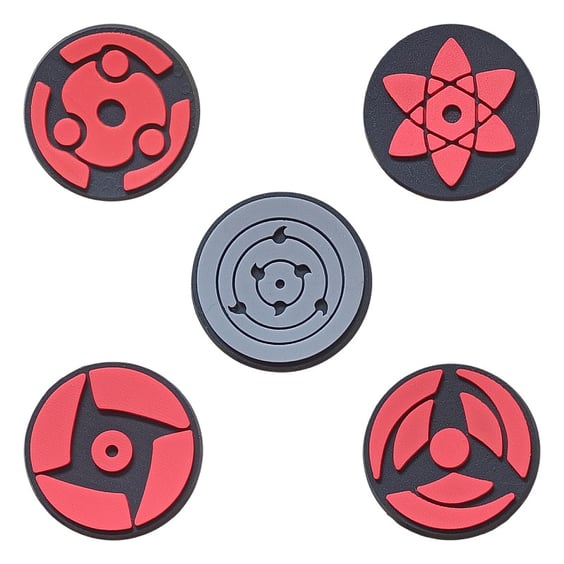 Набор джибитсов Naruto: Sharingans: Logos, (6681)