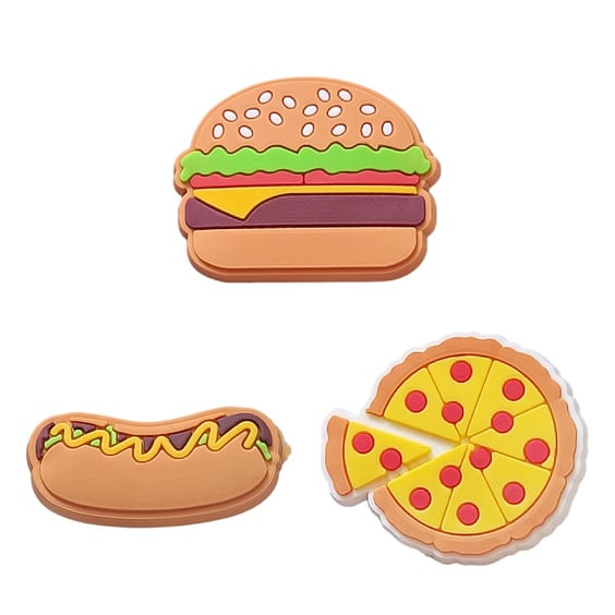 Набор джибитсов American Street Food: Hamburger, Hot Dog and Pizza, (6685)