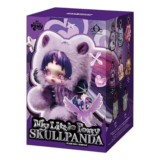 Фігурка Pop Mart: Skullpanda х My Little Pony: Plush Doll Pendant Series (Blind Box: 1 з 8) (Secret Edition), (66854) 2