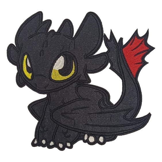 Патч How to Train Your Dragon: Toothless (Chibi) (19см), (6697)