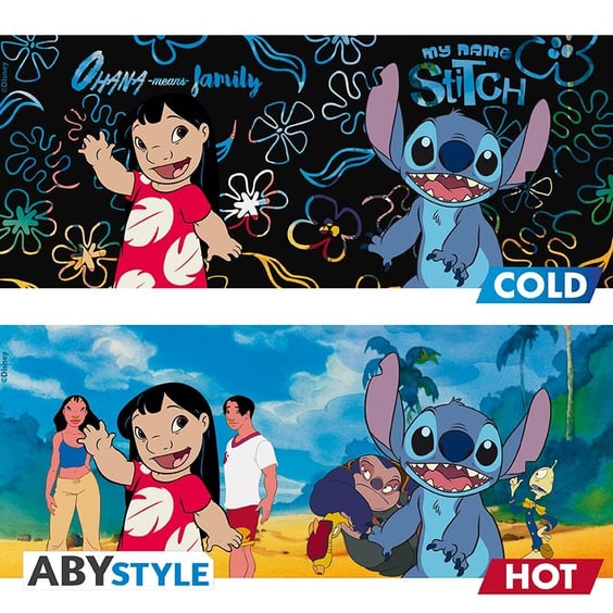 Кухоль-хамелеон ABYstyle: Disney: Lilo & Stitch: «Ohana - means - Family», (67054) 4