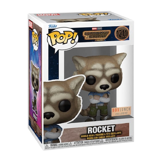 Фигурка Funko POP!: Marvel: Guardians of the Galaxy: Volume 3: Rocket (BoxLunch Exclusive), (675147) 3