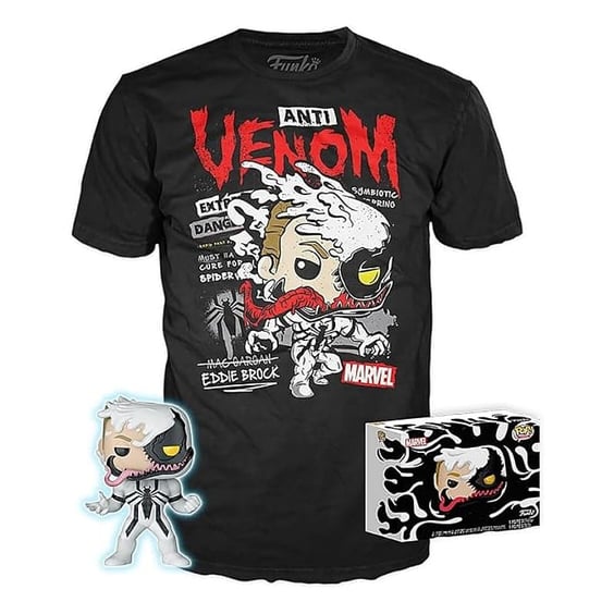 Комплект Funko POP!: Tees: Marvel: Venom: Anti-Venom (Special Edition) (M), (67554)