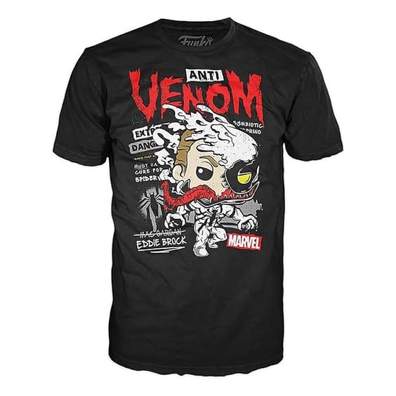 Комплект Funko POP!: Tees: Marvel: Venom: Anti-Venom (Special Edition) (M), (67554) 2