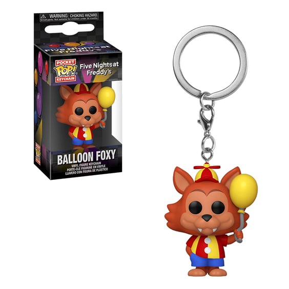 Брелок Funko Pocket POP!: Keychain: Five Nights at Freddy’s: Balloon Foxy, (67631)