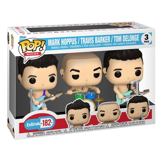 Фігурки Funko POP!: Rocks: Blink-182: Mark, Travis and Tom (3-Pack), (67837) 4