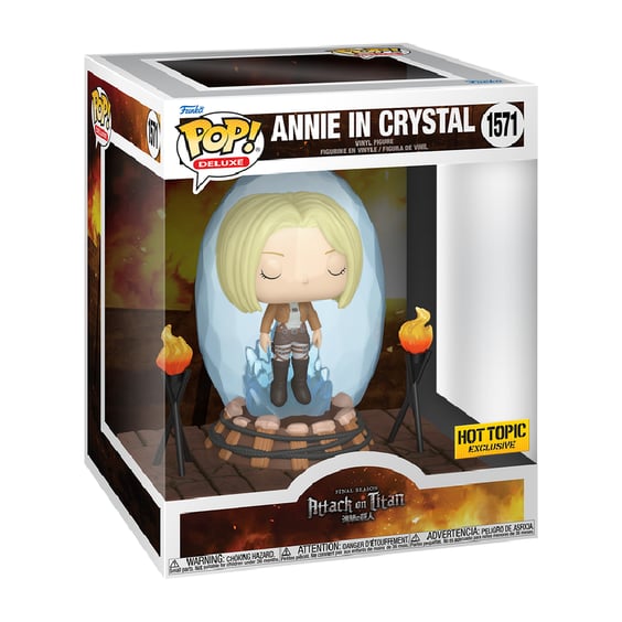 Фігурка Funko POP!: Deluxe: Attack on Titan: Annie Leonhart in Crystal (Hot Topic Exclusive), (68189) 3