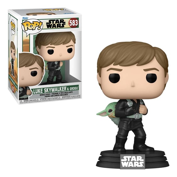 Фігурка Funko POP!: Star Wars: Book of Boba Fett: Luke Skywalker and Grogu, (68652)
