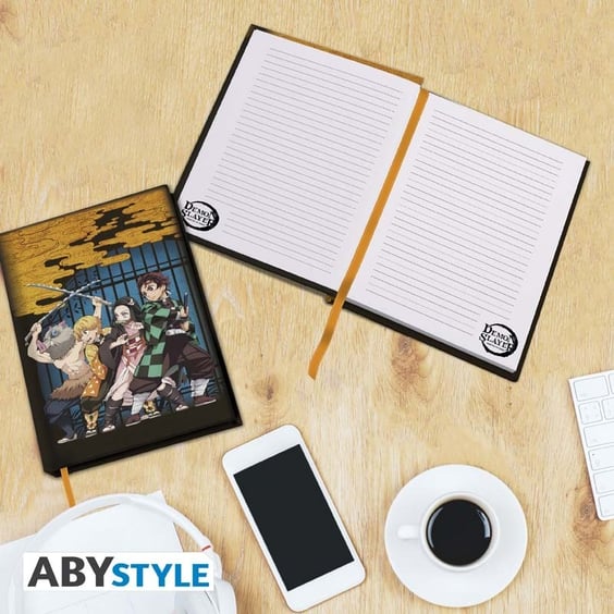 Блокнот ABYstyle: Demon Slayer: Tanjiro, Nezuko, Inosuke and Zenitsu, (68846) 8