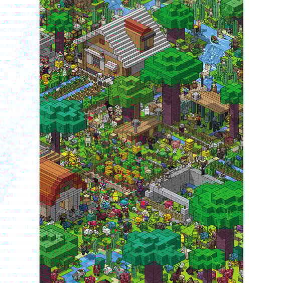 Книга Minecraft. Спіймай крипера та інших мобів, (688852) 3