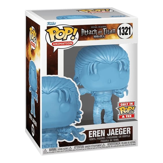 Комплект Funko POP!: Tees: Animation: Attack on Titan: Eren Jaeger (Pop! & Tee Exclusive) (M), (691024) 4