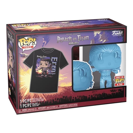 Комплект Funko POP!: Tees: Animation: Attack on Titan: Eren Jaeger (Pop! & Tee Exclusive) (M), (691024) 5