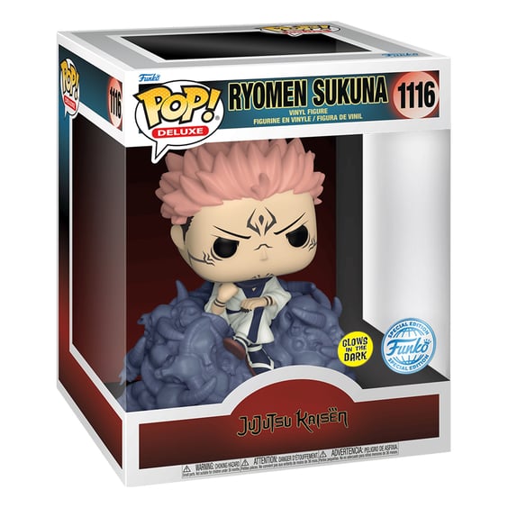 Фігурка Funko POP!: Deluxe: Jujutsu Kaisen: Ryomen Sukuna (Glows in the Dark) (Special Edition), (69374) 4