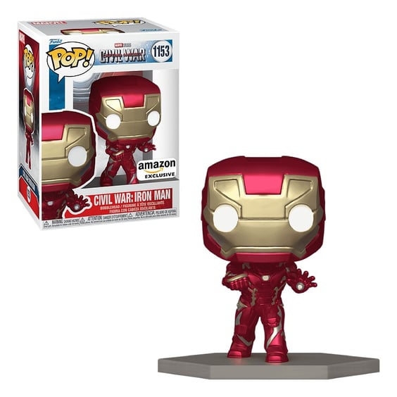 Фігурка Funko POP!: Marvel: Captain America: Civil War: Iron Man (Amazon Exclusive), (70098)