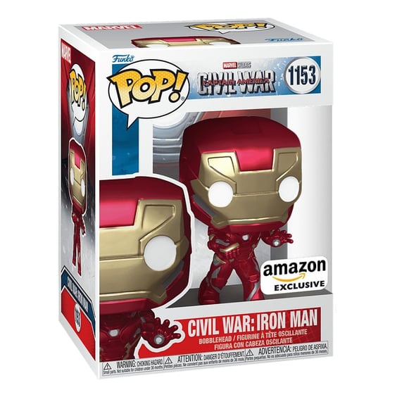 Фігурка Funko POP!: Marvel: Captain America: Civil War: Iron Man (Amazon Exclusive), (70098) 3