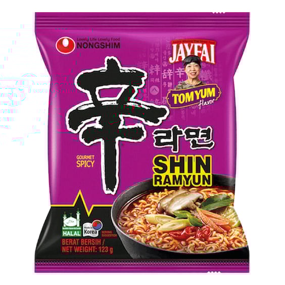 Локшина Nongshim: Shin Ramyun: Tom Yum Flavor, (70362)