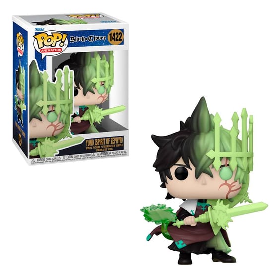 Фігурка Funko POP!: Animation: Black Clover: Yuno (Spirit of Zephyr), (70571)