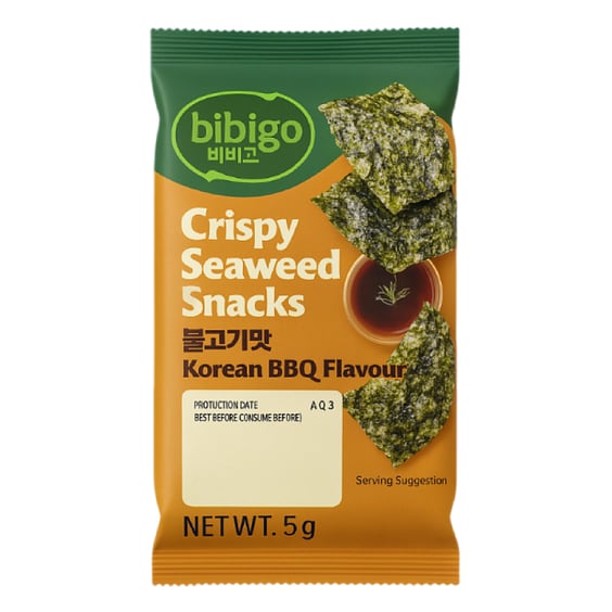 Норі Bibigo: Crispy Seaweed Snack: Korean BBQ, (706381)