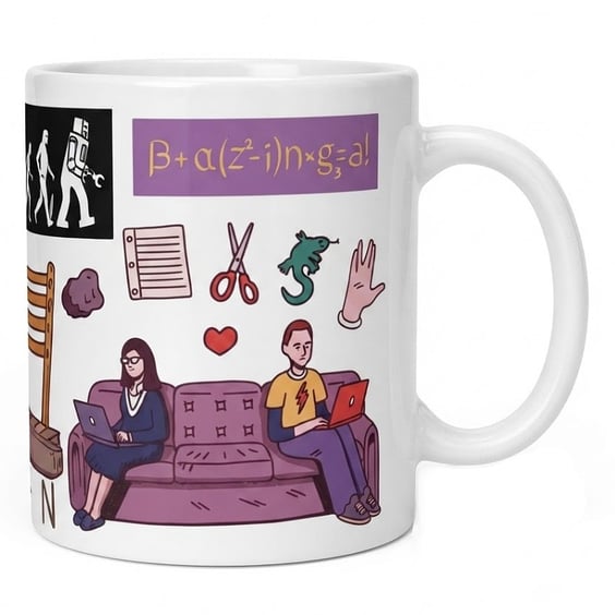 Чашка Barbs: The Big Bang Theory: Sheldon Cooper and Amy Fowler, (720114)