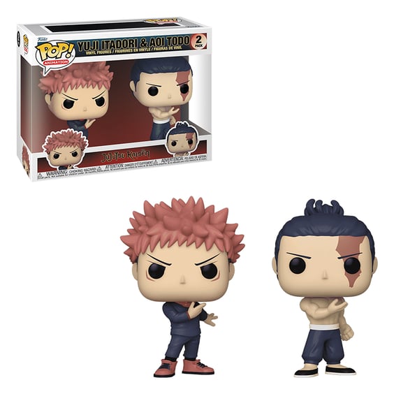 Фигурки Funko POP!: Animation: Jujutsu Kaisen: Yuji Itadori and Aoi Todo (2-Pack), (72041)