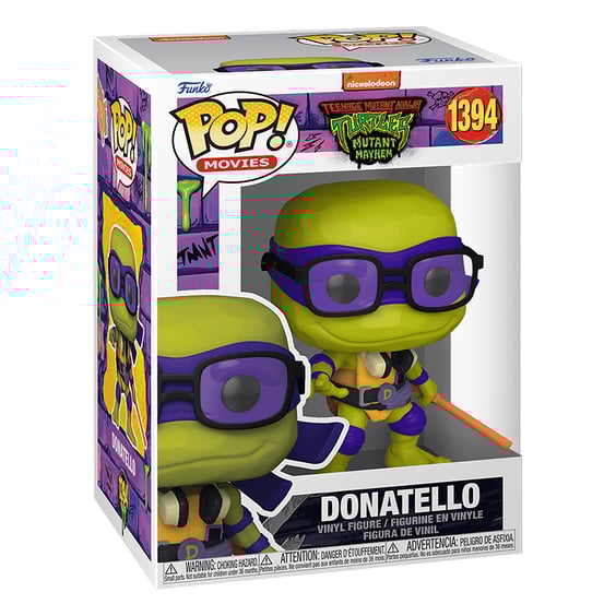 Фігурка Funko POP!: Movies: Teenage Mutant Ninja Turtles: Mutant Mayhem: Donatello, (72335) 3