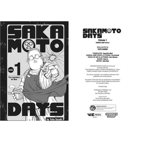 Манґа Sakamoto Days. Volume 1, (728947) 3
