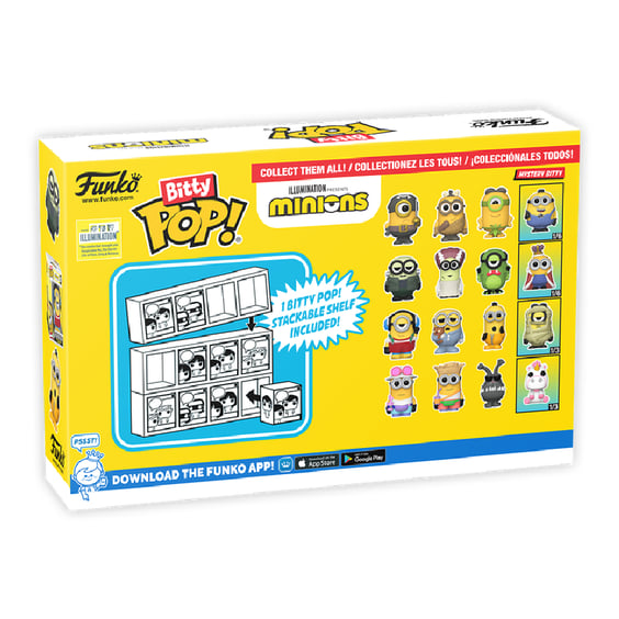 Набір фігурок Funko Bitty POP!: Minions: Series 3 (4-pack / 3+1 Mystery Bitties), (730389) 3