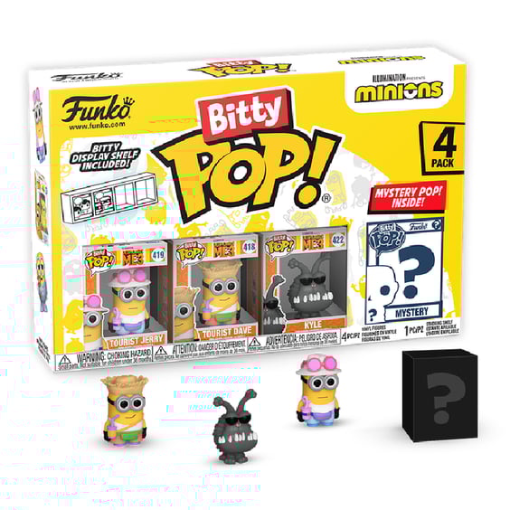 Набір фігурок Funko Bitty POP!: Despicable Me 3: Minions: Series 4 (4-pack / 3+1 Mystery Bitties), (730389)
