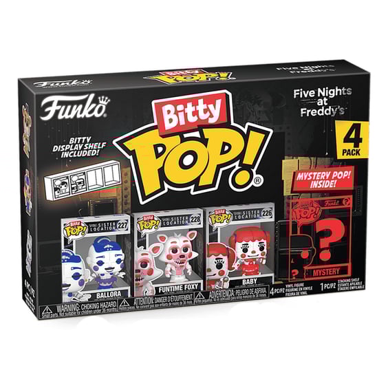 Набор фигурок Funko Bitty POP!: Five Nights at Freddy's: Series 1 (4-pack / 3+1 Mystery Bitties), (73048) 7