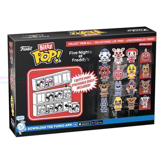 Набор фигурок Funko Bitty POP!: Five Nights at Freddy's: Series 1 (4-pack / 3+1 Mystery Bitties), (73048) 8