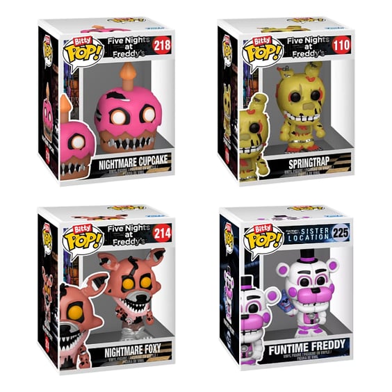 Набор фигурок Funko Bitty POP!: Five Nights at Freddy's: Series 1 (4-pack / 3+1 Mystery Bitties), (73048) 5