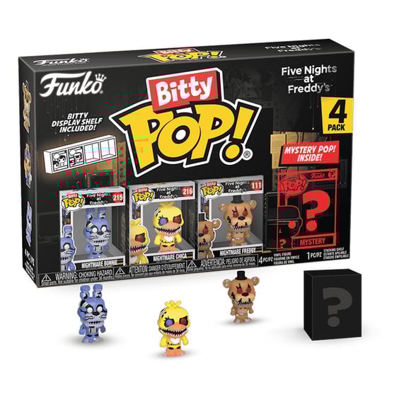 Набір фігурок Funko Bitty POP!: Five Nights at Freddy's: Series 4 (4-pack / 3+1 Mystery Bitties), (73047)