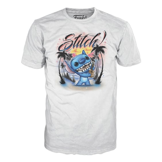 Комплект Funko POP!: Tees: Disney: Lilo & Stitch: Stitch w/ Ukelele (M) (Flocked), (73160) 2