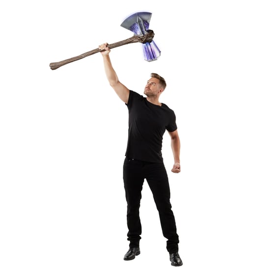 Интерактивный топор Hasbro: Marvel: Legends Series: Avengers: Endgame: Thor: Stormbreaker Electronic Axe, (73177) 3