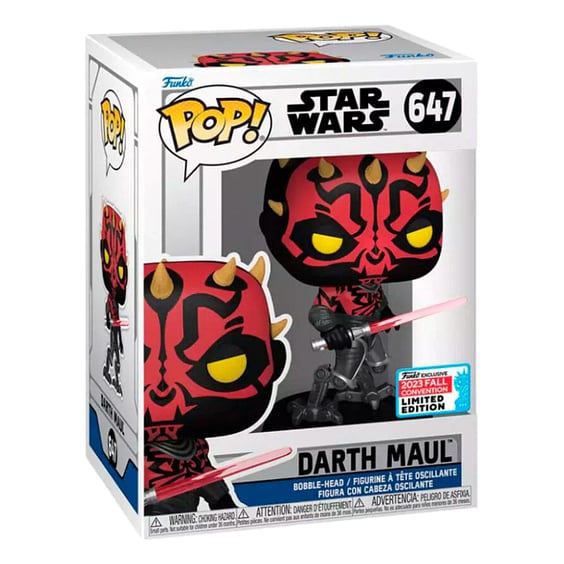 Фігурка Funko POP!: Star Wars: Darth Maul (2023 Fall Convention Limited Edition), (74103) 3