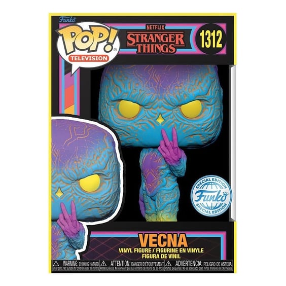 Фігурка Funko POP!: Television: Stranger Things: Vecna (Black Light) (Special Edition), (74475) 3