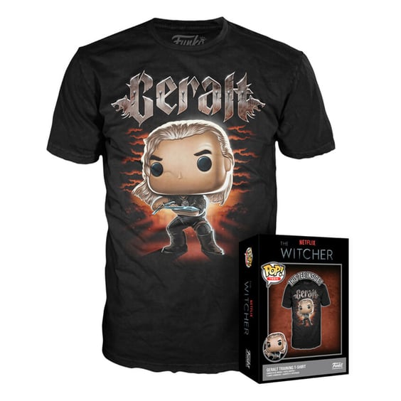 Футболка Funko POP!: Tees: The Witcher: Geralt (M), (74488)