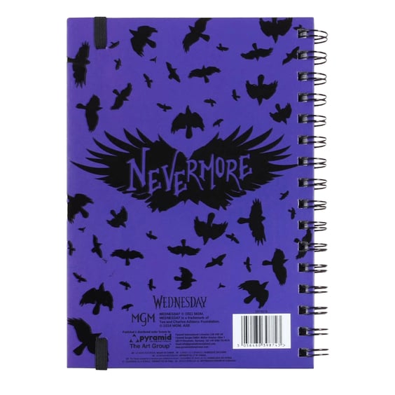Блокнот Pyramid International: Wednesday: Nevermore: Wednesday Addams, (74616) 3