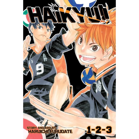 Манга Haikyuu!!. Hinata and Kageyama. Volume 1 (3-in-1 Edition: Volumes 1-3) (Omnibus), (747092)