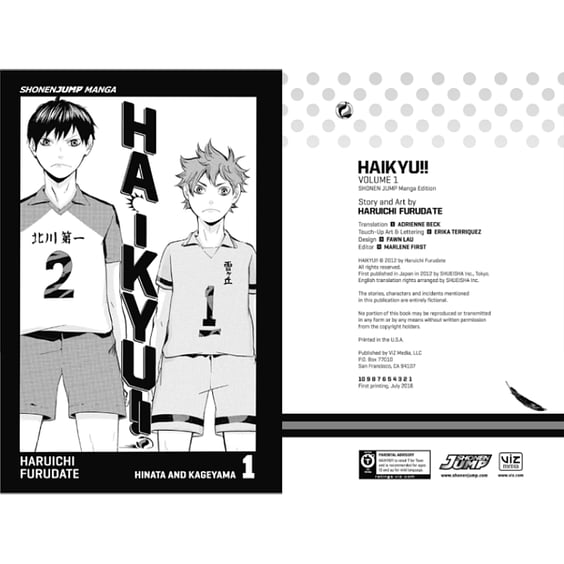 Манга Haikyuu!!. Hinata and Kageyama. Volume 1 (3-in-1 Edition: Volumes 1-3) (Omnibus), (747092) 4