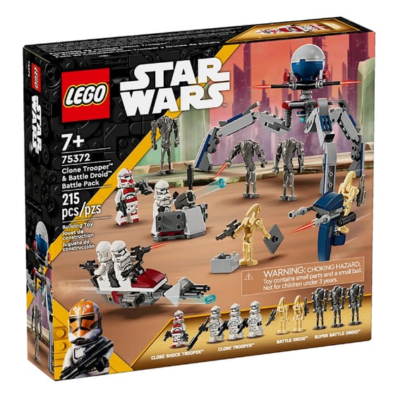 Конструктор LEGO: Star Wars: Clone Trooper and Battle Droid Battle Pack, (75372) 6