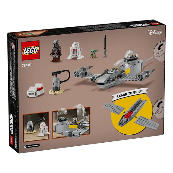Конструктор LEGO: Star Wars: The Mandalorian: Mando and Grogu's N-1 Starfighter, (75410) 8