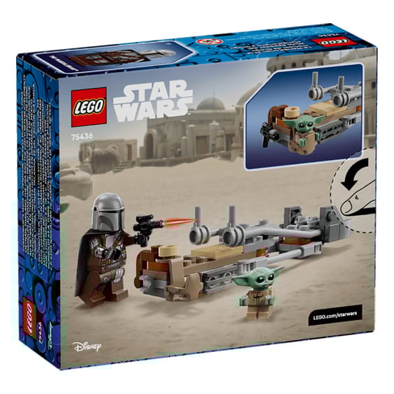 Конструктор LEGO: Star Wars: The Mandalorian: The Mandalorian and Grogu's Speeder Bike, (75436) 8