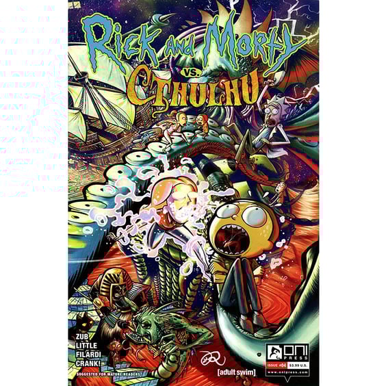 Комикс Rick & Morty vs. Cthulhu. Volume 1. #4 (Lee's Cover), (754431)