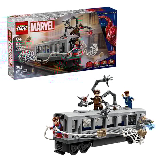 Конструктор LEGO: Marvel: Spider-Man 2: Spider-Man vs. Doc Ock Subway Train Scene, (76321)