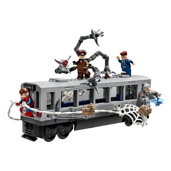 Конструктор LEGO: Marvel: Spider-Man 2: Spider-Man vs. Doc Ock Subway Train Scene, (76321) 2
