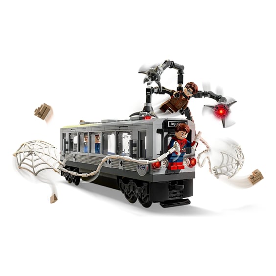 Конструктор LEGO: Marvel: Spider-Man 2: Spider-Man vs. Doc Ock Subway Train Scene, (76321) 3