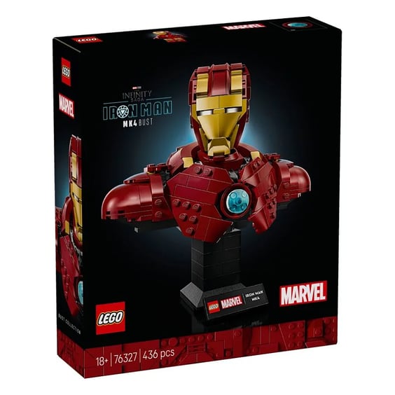 Конструктор LEGO: Marvel: The Infinity Saga: Iron Man: MK4 Bust (Armor Mark IV), (76327) 6